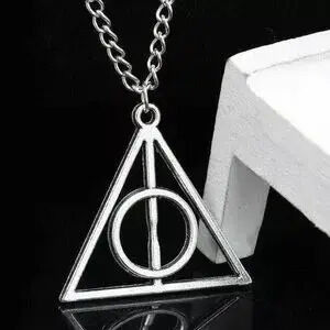 Silver Deathly Hallows Harry Potter Necklace
